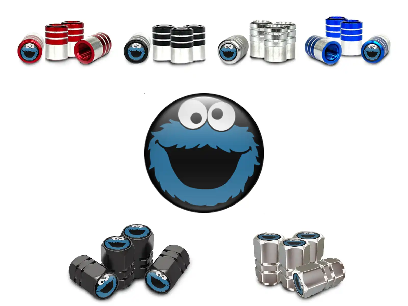 Tire Valve Caps Cars Luxury Look